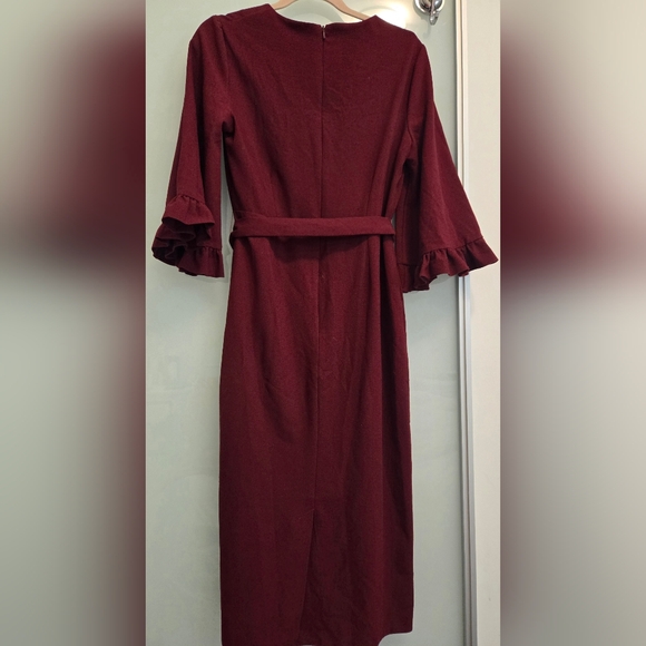 Asos Burgundy dress - Picture 3 of 9